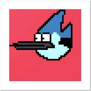 Mordecai Regular Show Posters and Art